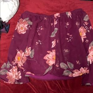 Off the shoulder long sleeve only worn once